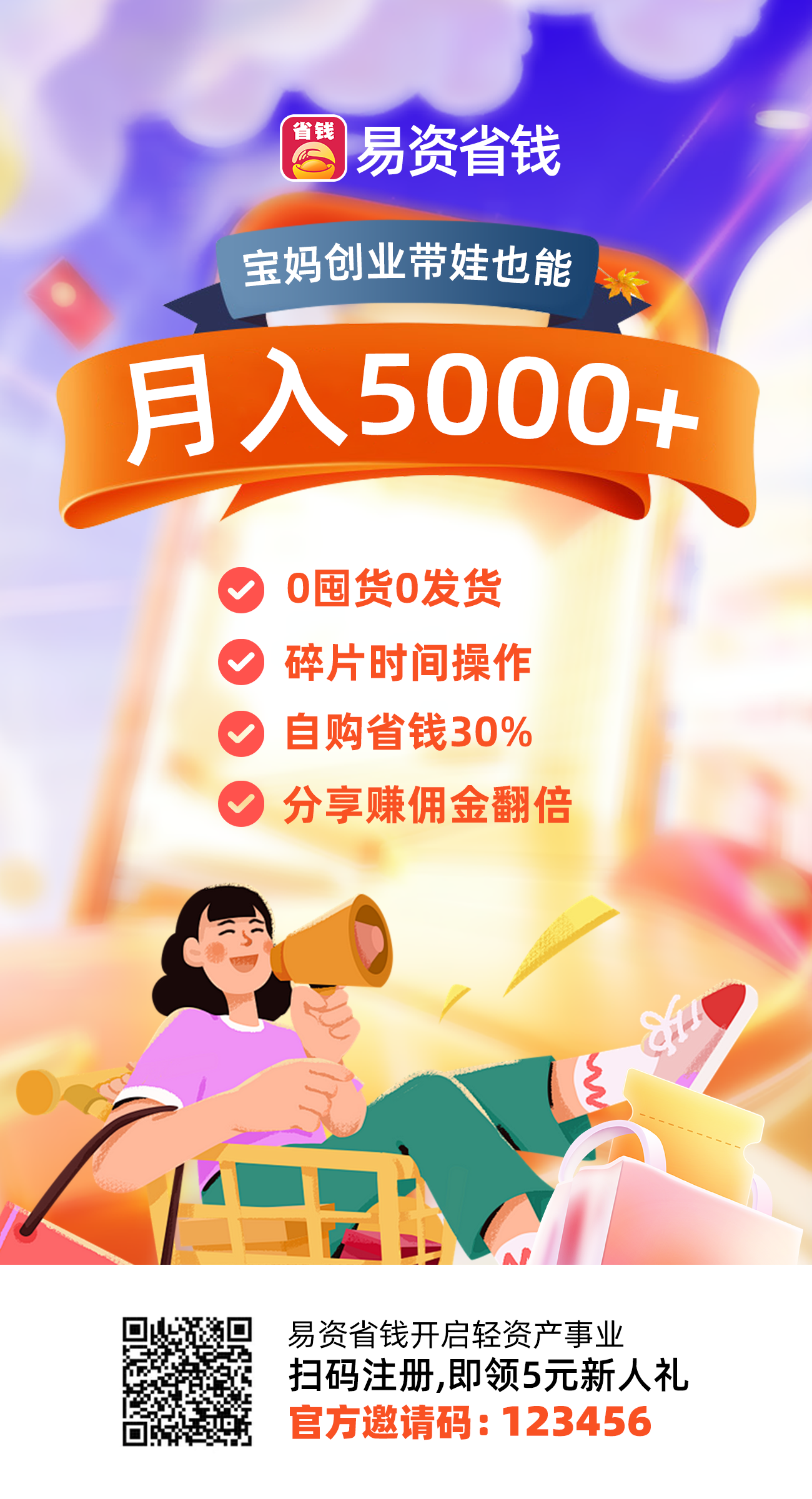 掌握母婴转卖、摄影器材、益智玩具三大领域赚钱秘诀，社区团购团长升级攻略，买iPhone15叠加隐藏券省2000技巧，易资省钱数据监控看板助你转型社交电商
